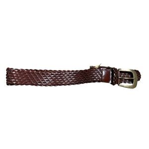 Michael Michael kors brown braided leather belt